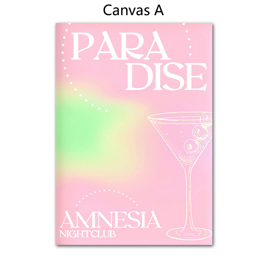 Nordic Posters And Printed Photos On The Wall Of The Bar Room Decor