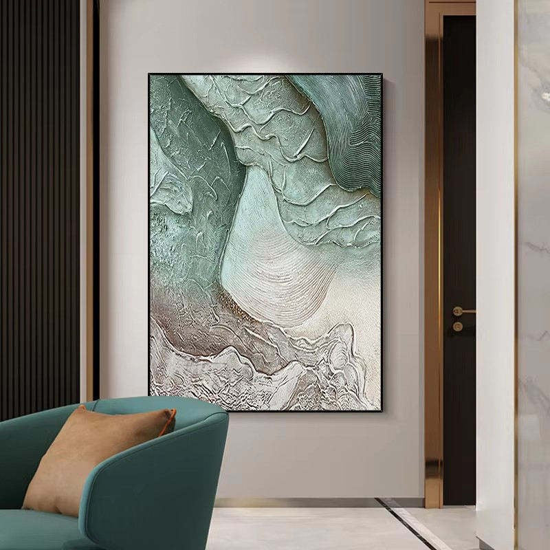 Hand-Painted Oil Paintings On Canvas Abstract Texture Landscape Painting Wall Picture For Living Room Home Decor Art No Framed